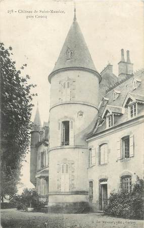 CPA FRANCE 23 " Près de Crocq, Le château de St Maurice".