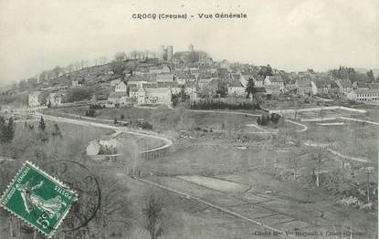 CPA FRANCE 23 " Crocq, Vue générale".