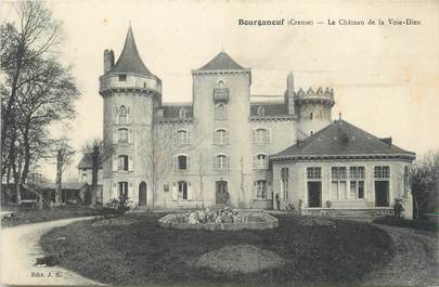 CPA FRANCE 23 " Bourganeuf, Le château de la Voie Dieu".