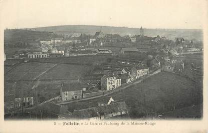 CPA FRANCE 23 " Felletin, La gare et Faubourg de la Maison Rouge".