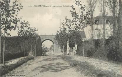 CPA FRANCE 23 " Guéret, Avenue de Maindigoui".