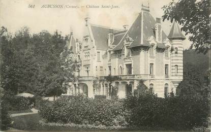 CPA FRANCE 23 " Aubusson, Château St Jean".