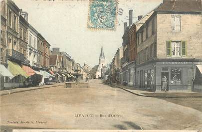 CPA FRANCE 14 "Livarot, rue  d'Orbec"