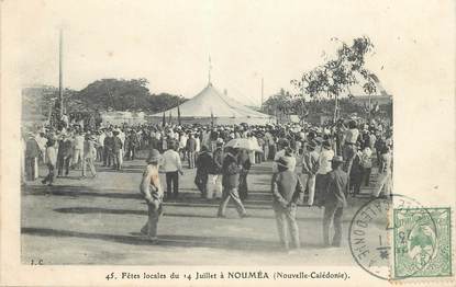 CPA NOUVELLE CALEDONIE "Nouméa, fêtes locales du 14 juillet"