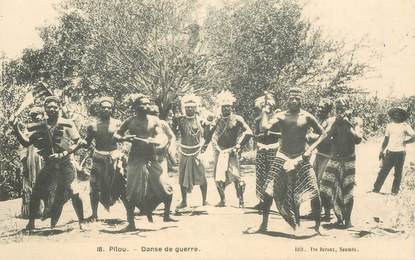 CPA NOUVELLE CALEDONIE "Pilou, danse de guerre"