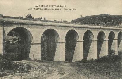 CPA FRANCE 23 " St Avit de Tardes, Pont du Chet".