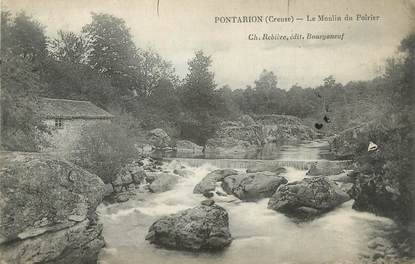 CPA FRANCE 23 " Pontarion, Le Moulin du Poirier".