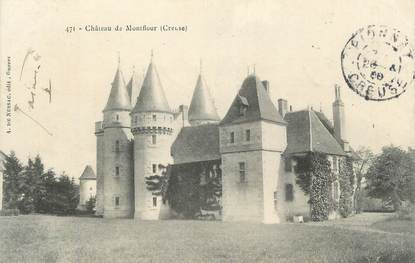 CPA FRANCE 23 "Montflour, Le château".