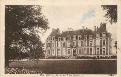 CPA FRANCE 23 "Noth, Château de la Fot".