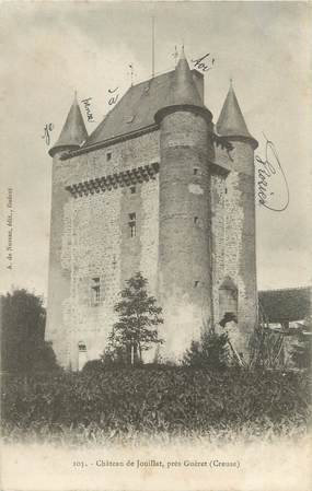 CPA FRANCE 23 "Jouillat, Le château".