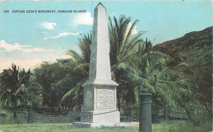 CPA HAWAII "Monument du Capitaine Cook"