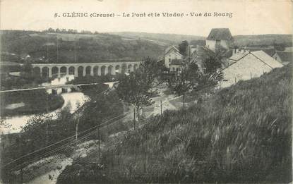 CPA FRANCE 23 "Glénic, Le pont et le viaduc".