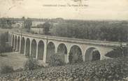 23 Creuse CPA FRANCE 23 "Genouillac, Le viaduc et la gare".