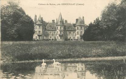CPA FRANCE 23 "Genouillat, Le château".