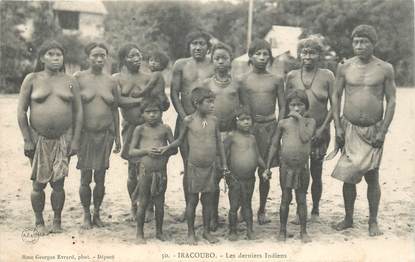 CPA GUYANE "Iracoubo, les derniers indiens" / NU