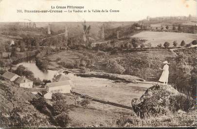 CPA FRANCE 23 "Busseau sur Creuse,, Le viaduc et la Vallée de la Creuse".