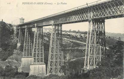 CPA FRANCE 23 "Busseau d'Ahun, La viaduc".