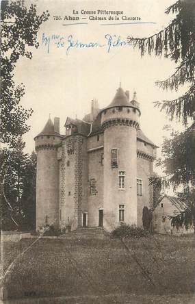 CPA FRANCE 23 " Ahun, Le château de la Chezotte".