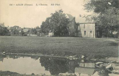 CPA FRANCE 23 " Ajain, Le château".