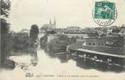 28 Eure Et Loir CPA FRANCE 28 " Chartres, L'Eure et vue générale prise du pont neuf".