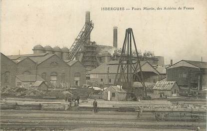 CPA FRANCE 62 " Isbergues, Fours Martin des Acieries de France". / MINE