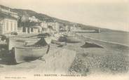 06 Alpe Maritime CPA FRANCE 06 "Menton, Promenade du Midi"