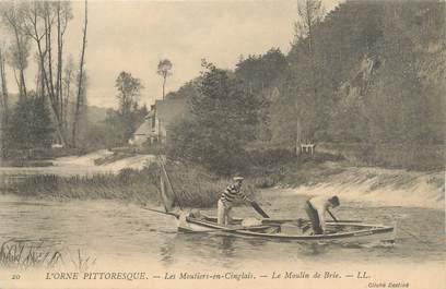 CPA FRANCE 14 " Les Moutiers en Cinglais, Le Moulin de Brie".