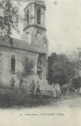 CPA FRANCE 90 " St Léger, L'église".