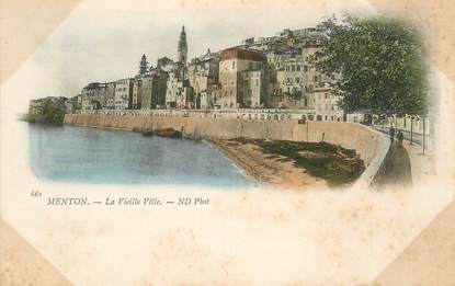 CPA FRANCE 06 "Menton, la vieille ville"