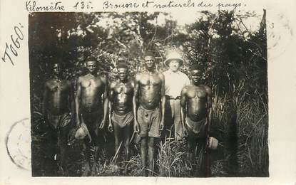 CARTE PHOTO TOGO "Dans la brousse"