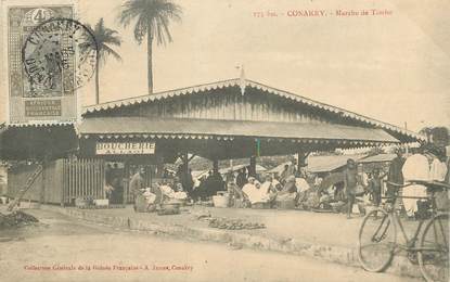 CPA GUINEE "Konakry, Marché de Timbo"