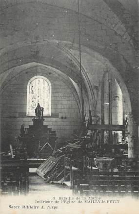 CPA FRANCE 10 " Mailly le Petit, Intérieur de l'église".