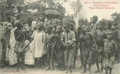 CPA COTE D'IVOIRE "Tam Tam d'Enfants"