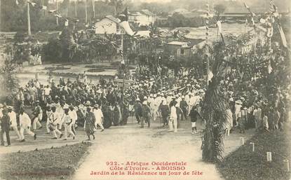 CPA COTE D'IVOIRE "Aboisso, un jour de fête"