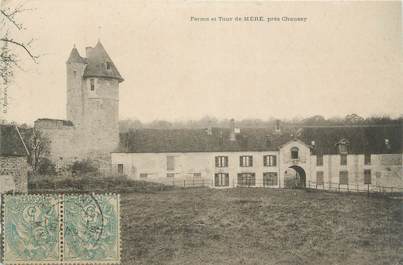 CPA FRANCE 95 " Environs de Chaussy, Ferme et tour de Méré".