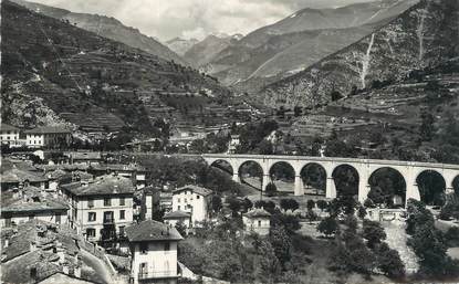 CPSM FRANCE 06 " Tende, Vue sur le viaduc de la ligne Nice-Turin et sur le Rio Froid".