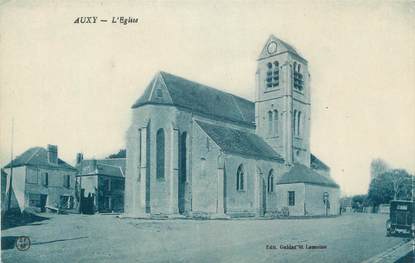 CPA FRANCE 71 " Auxy, L'église".