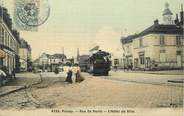 78 Yveline CPA FRANCE 78 "Poissy, Rue de Paris, l'Hôtel de Ville".