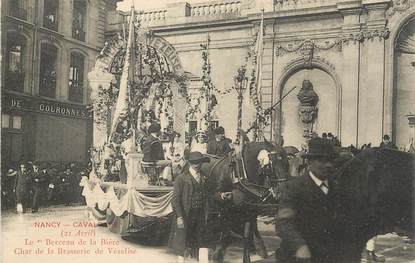 CPA FRANCE 54 " Nancy, La Cavalcade , Le berceau de la bière, Char de la Brasserie de Vézeline".