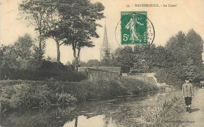 CPA FRANCE 59 " Hazebrouck, Le canal".