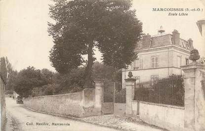 CPA FRANCE 91 " Marcoussis, Ecole libre".