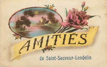 CPA FRANCE 50 " St Sauveur Lendelin, Vue".