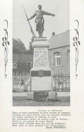 CPA FRANCE 62 " Bienvillers au Bois, Le monument aux morts".