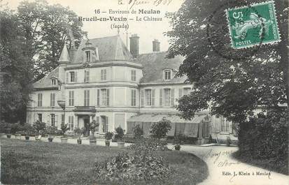 CPA FRANCE 78 " Brueil en Vexin, Le château".