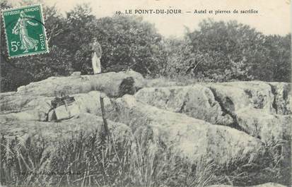 CPA FRANCE 42 "St Just en Chevalet, Autel et pierres de sacrifice".