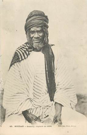 CPA SOUDAN "Samory, capturé en 1898"
