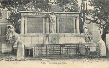 CPA  FRANCE 05  " Gap, Monument aux morts "