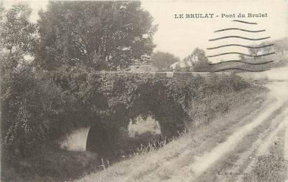 CPA FRANCE 83 " Le Brulat, Le pont".
