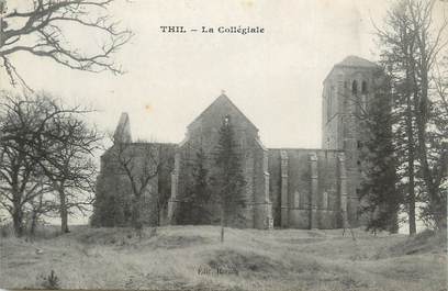 CPA FRANCE 01 " Thil, La collégiale".