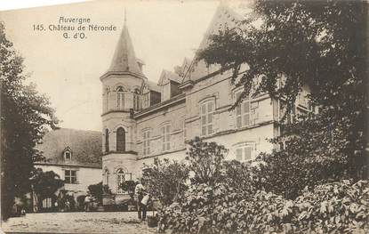 CPA FRANCE 60 " Néronde, Le château".